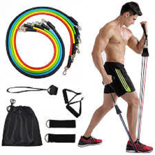 Gym Belt | 5-in-1 Power Exercise Resistance Band Set