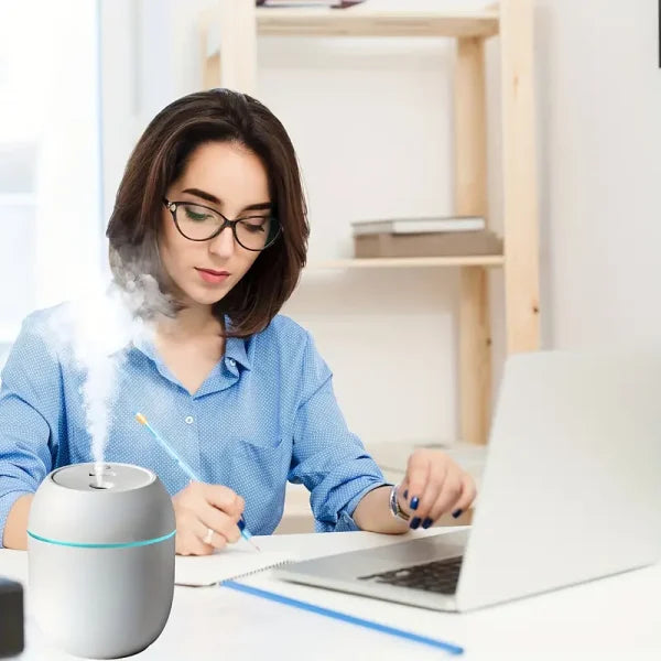 USB Portable Air Humidifier | 3-in-1 Humidifier, Mute & Light