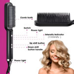 Dual-Purpose Hair Straightener Brush & Styler